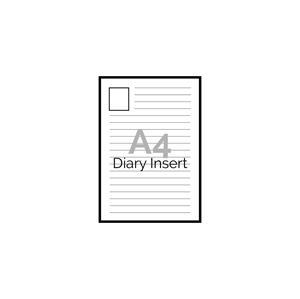 Show details for A4 Diary Insert Template