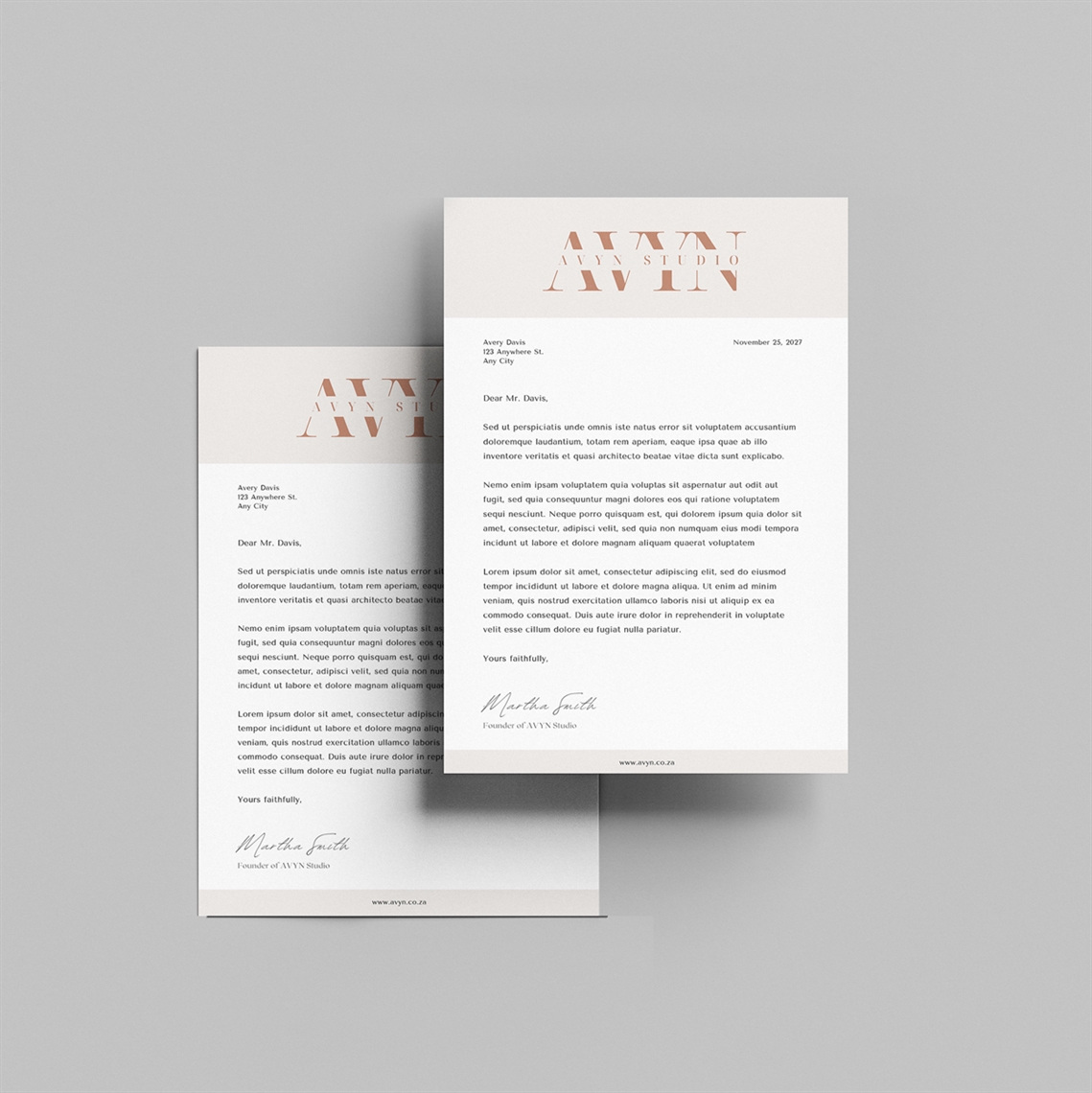 Show details for Letterheads