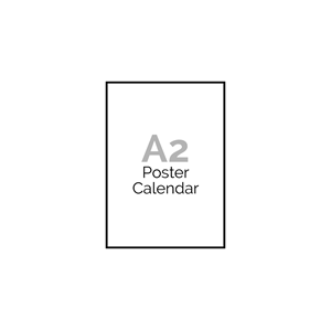 Show details for A2 Poster Calendar Template