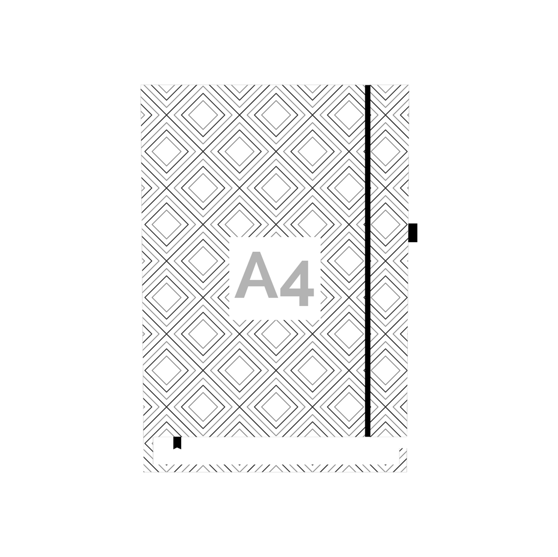 Show details for A4 Printed Diary Cover Template