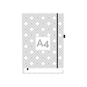 Show details for A4 Printed Diary Cover Template