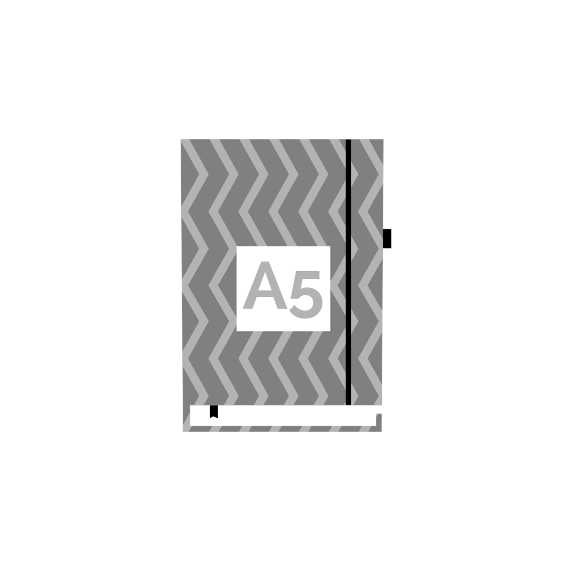 Show details for A5 Notebook Printed Cover Template